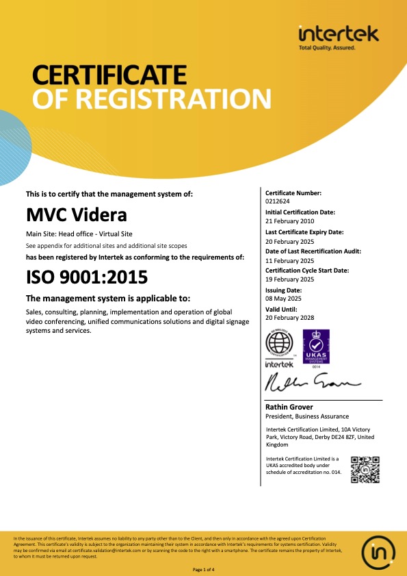 ISO 9001_ENG_MVC Videra 2025_2028 ISO 9001_ENG_MVC Videra 2025_2028